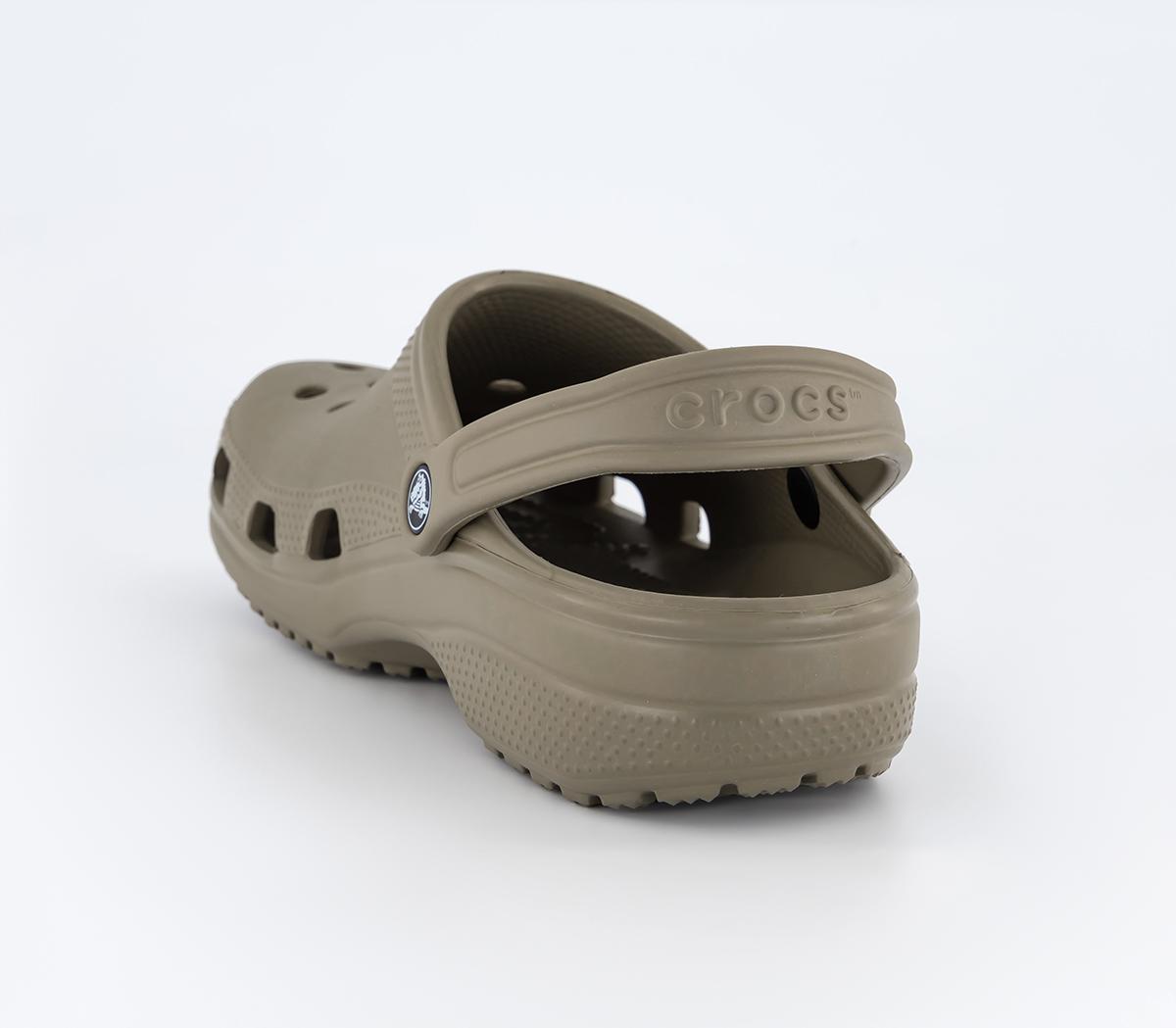 Crocs Classic Clogs M Khaki - Men's Casual Shoes