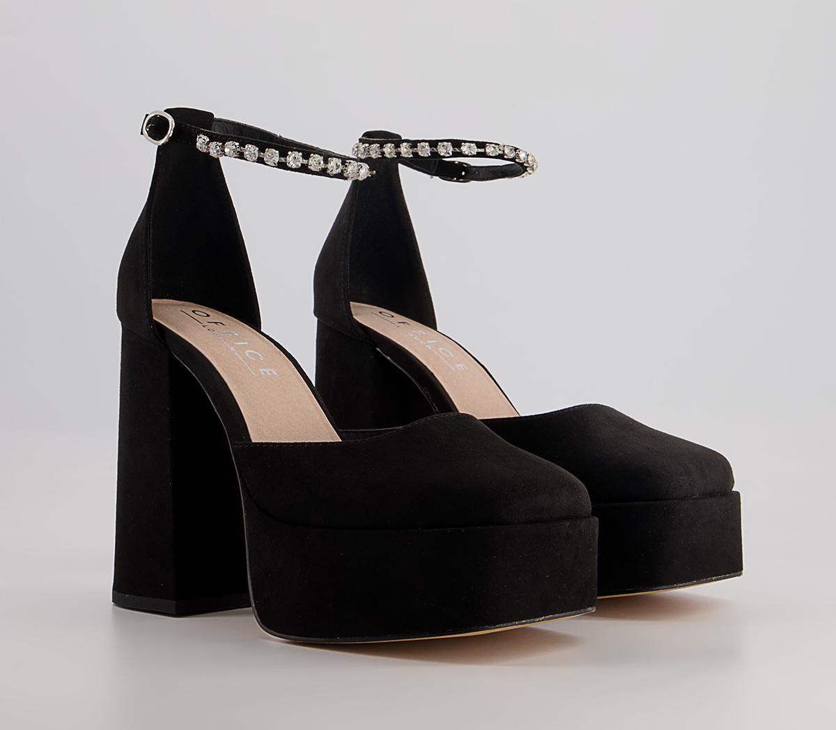 Office Hastings Platform Courts Black - Party Shoes for Women