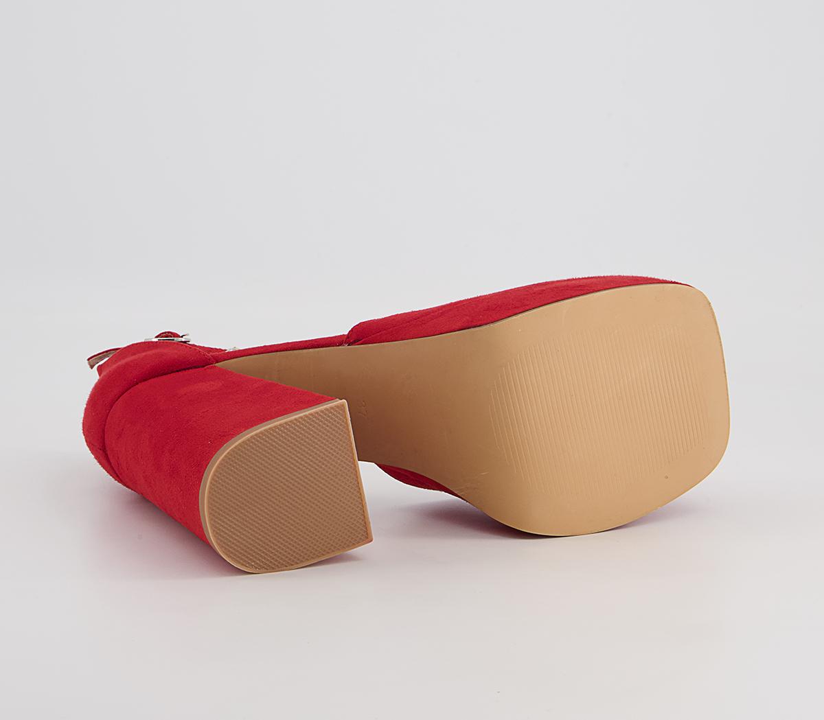 Office Hastings Platform Court Block High Heels Office Hastings Platform Court Block High Heels Red