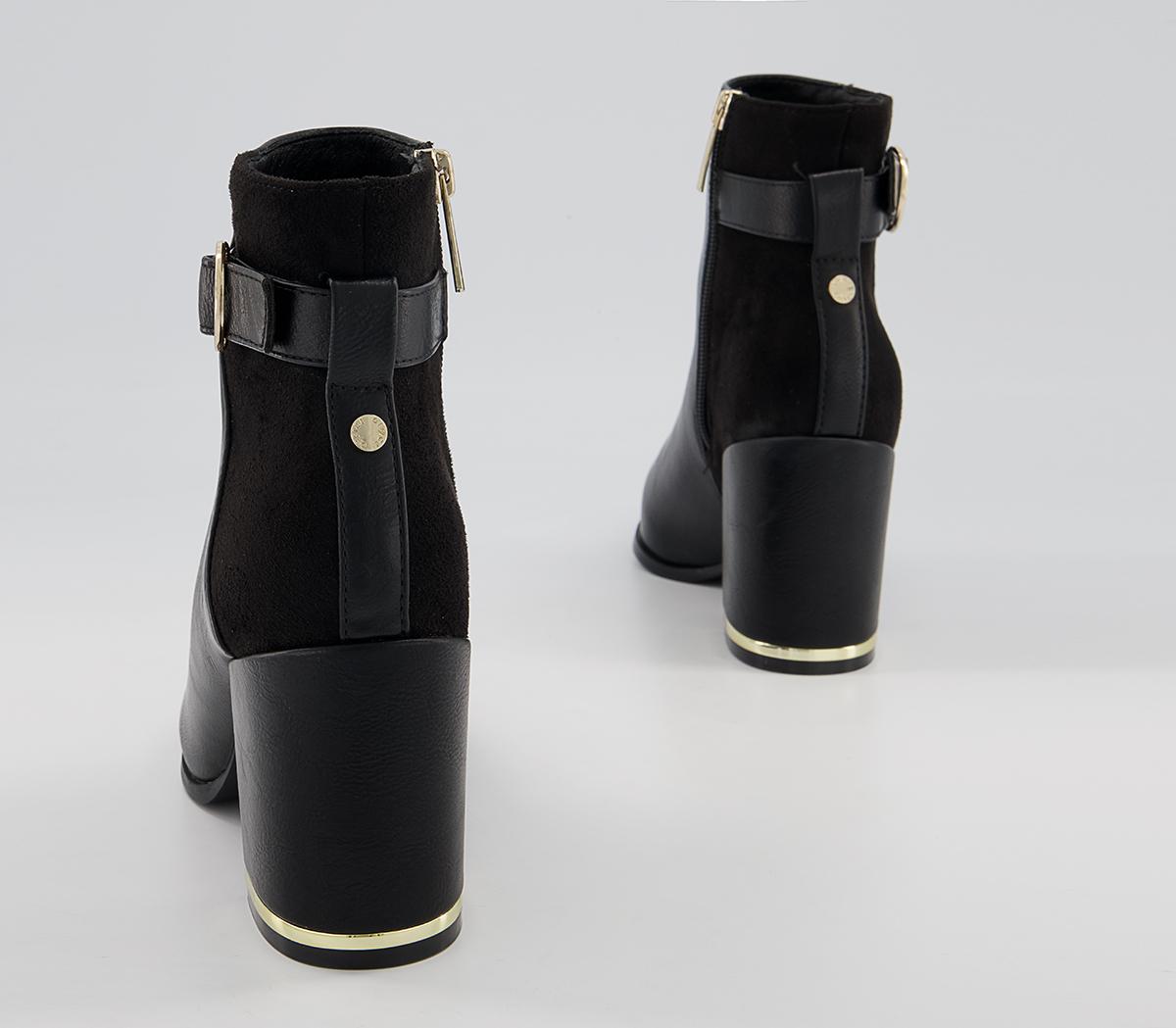 Office Armenia Block Heel Hardware Ankle Boots Office Armenia Block Heel Hardware Ankle Boots Black