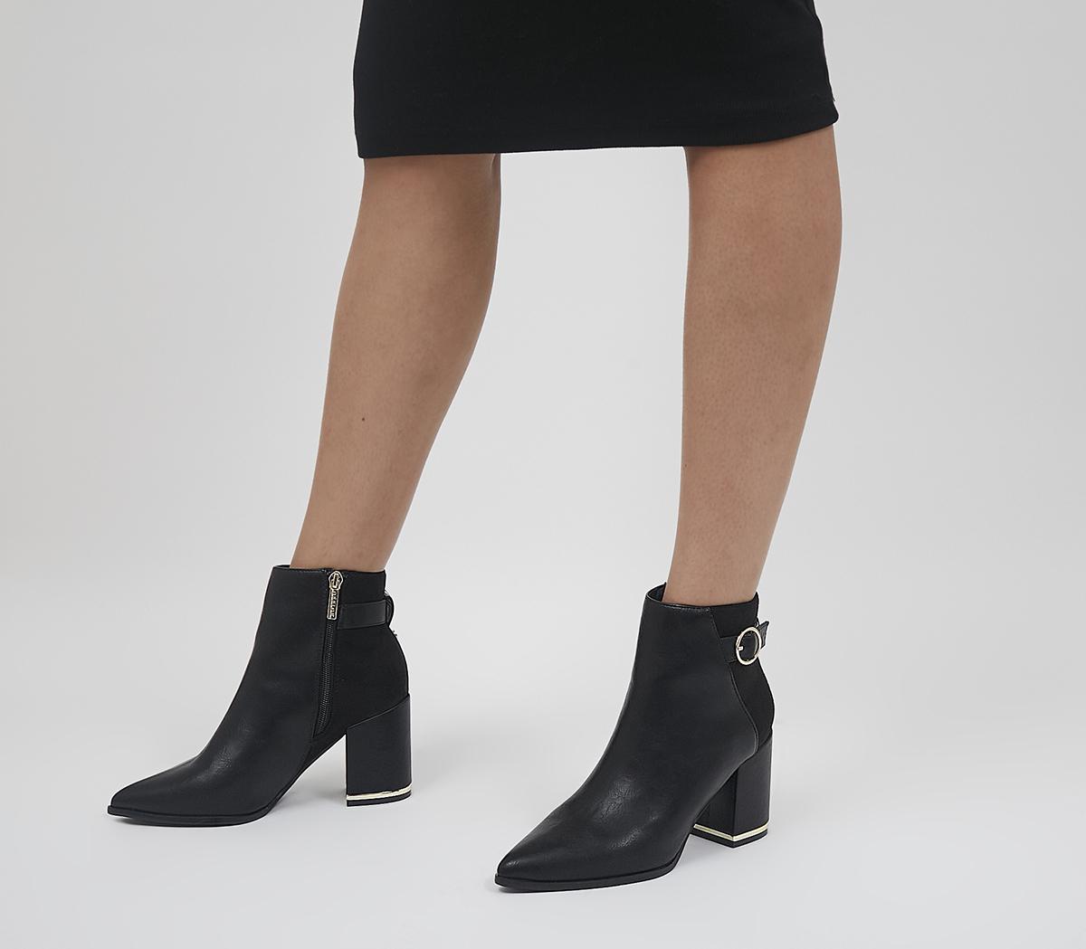 Office black outlet ankle boots sale