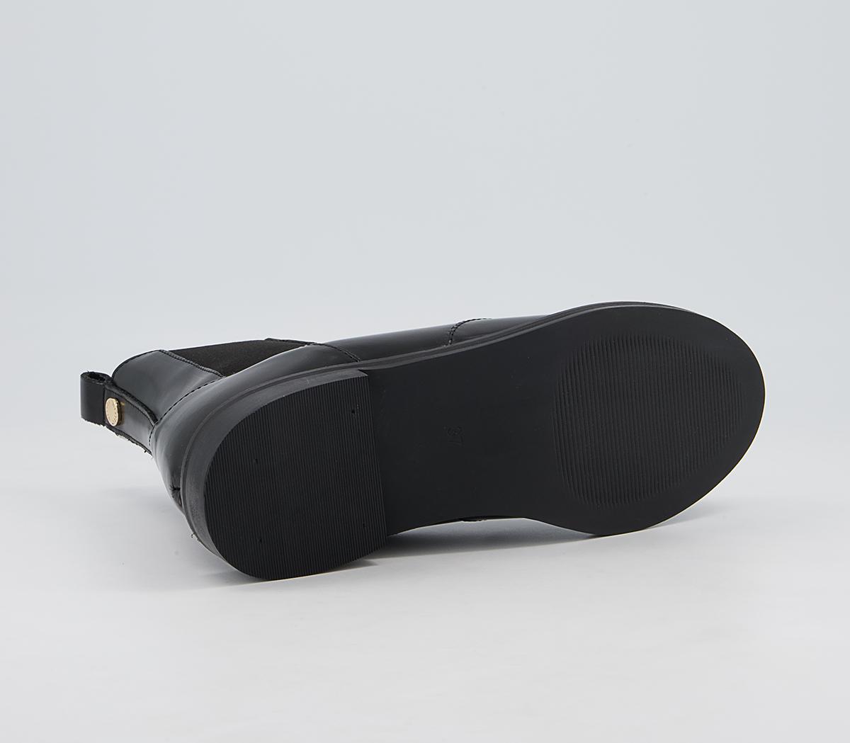 Office Angelos Clean Chelsea Boots Office Angelos Clean Chelsea Boots Black Shiny Box Leather