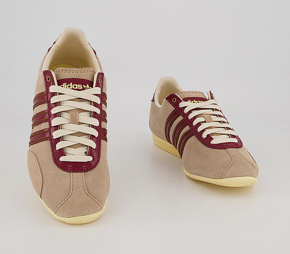 adidas gazelle silver green womens Adidas Mens WB Japan Shoes 'Cardboard/Collegiate Burgundy' – Extra Butter main image 0