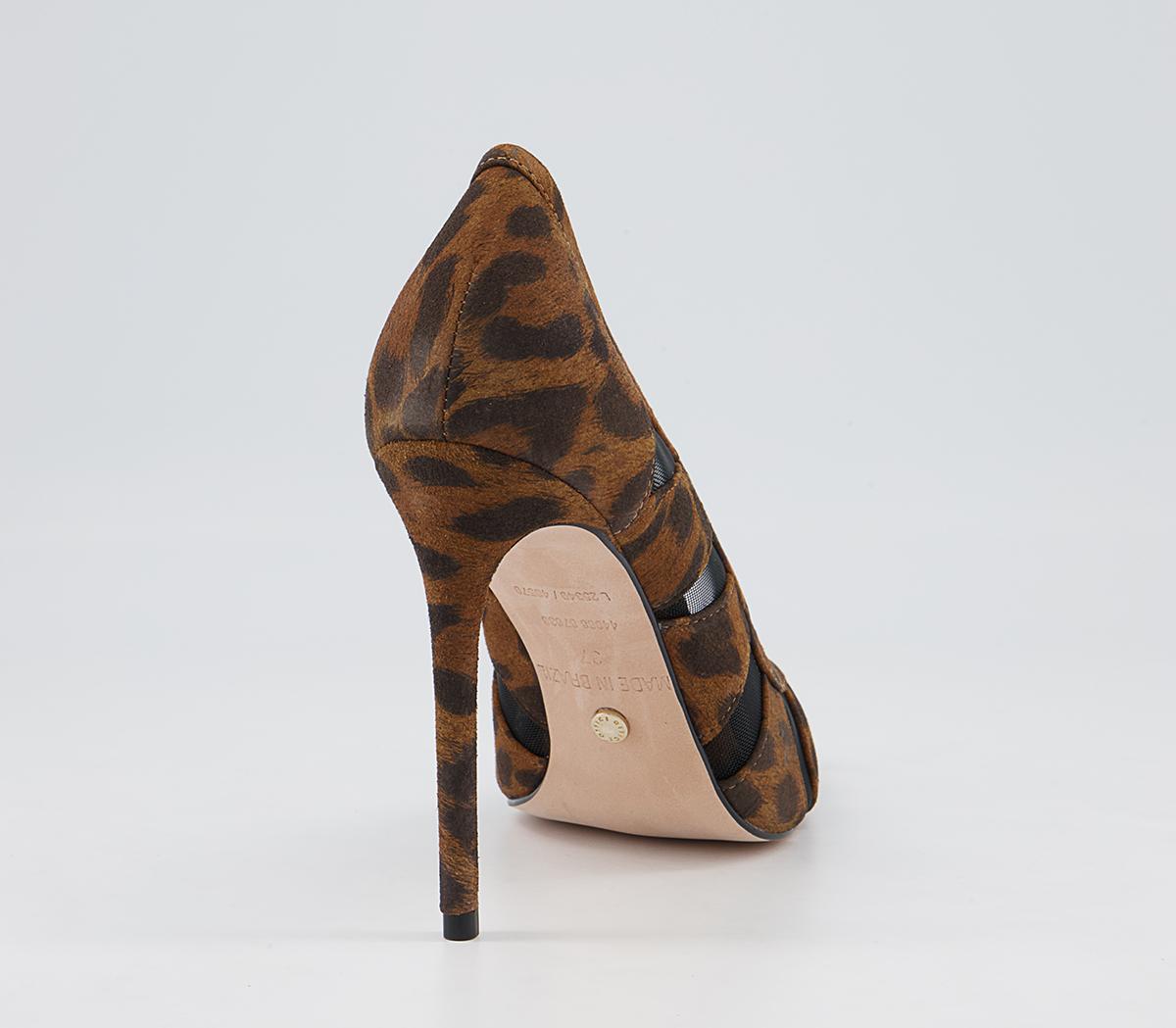 Office Holmes Mesh Detail Court Heels Office Holmes Mesh Detail Court Heels Leopard Mesh Mix