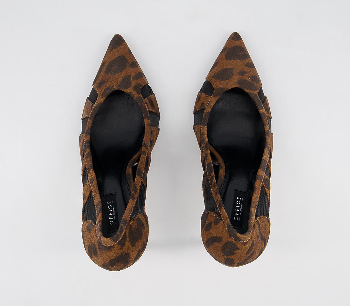 Office Holmes Mesh Detail Court Heels Office Holmes Mesh Detail Court Heels Leopard Mesh Mix