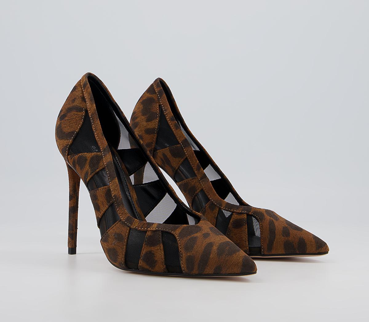 Office Holmes Mesh Detail Court Heels Office Holmes Mesh Detail Court Heels Leopard Mesh Mix