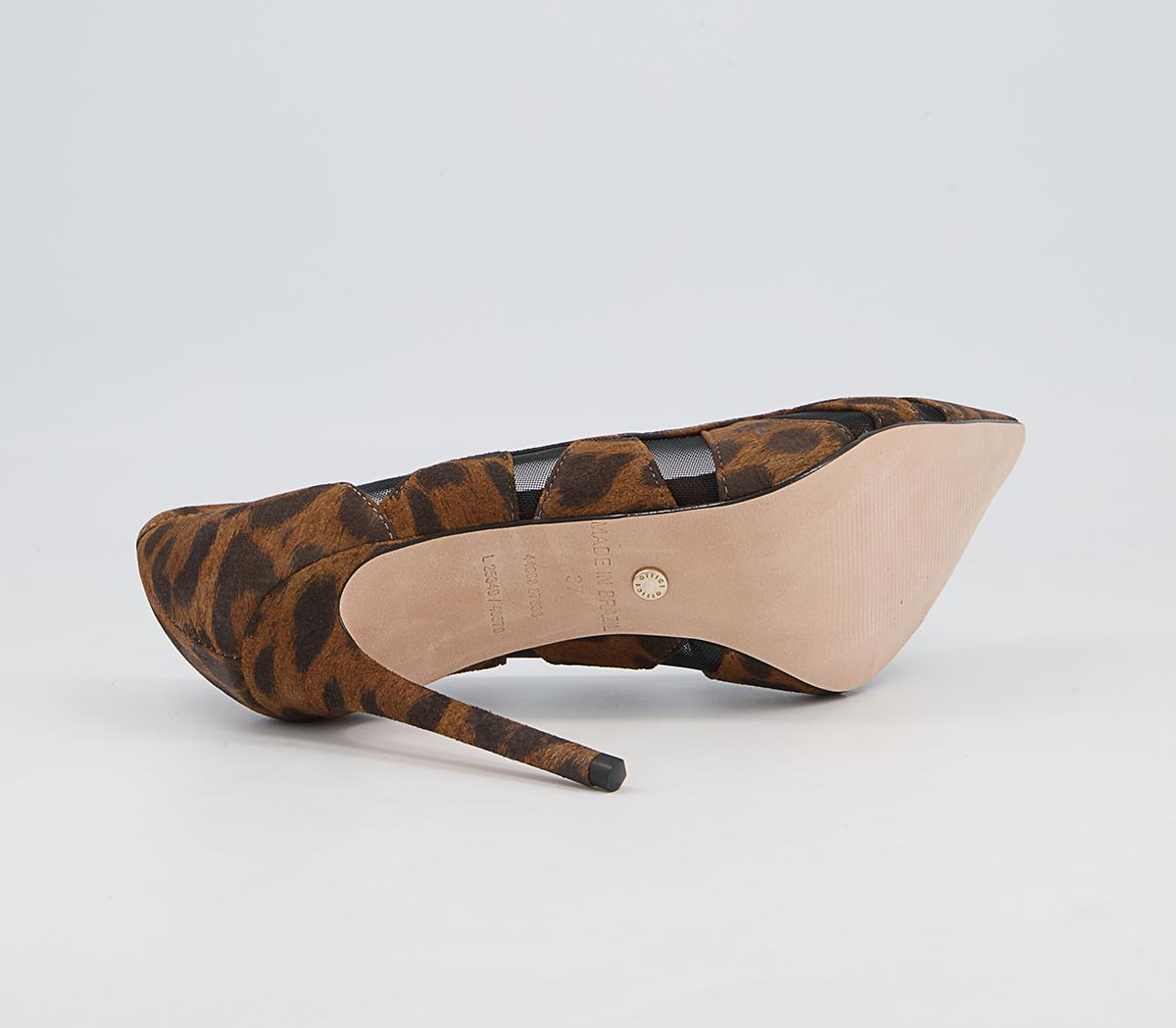 Office Holmes Mesh Detail Court Heels Office Holmes Mesh Detail Court Heels Leopard Mesh Mix
