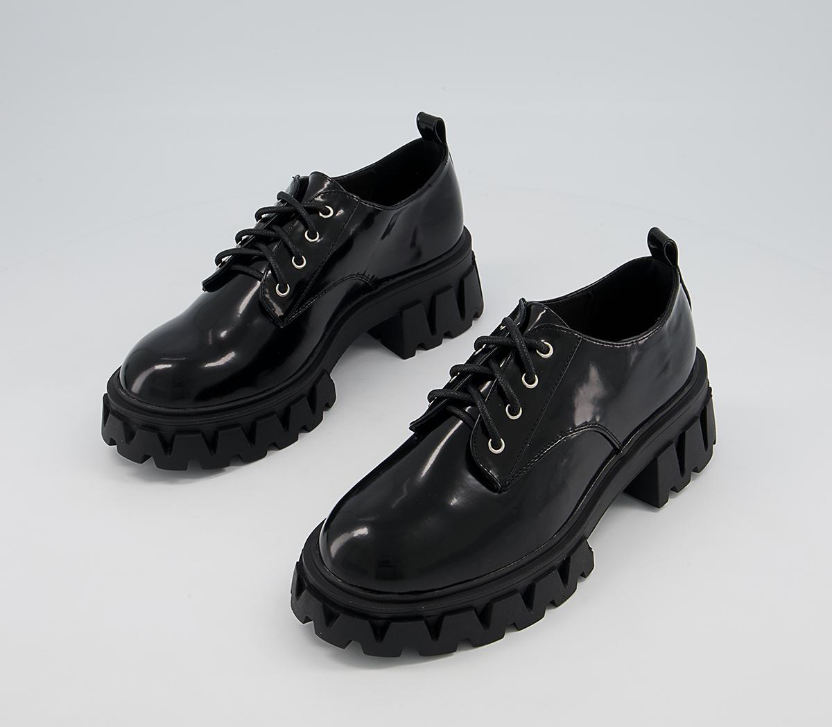 Office Morena Chunky Lace Up Shoes Office Morena Chunky Lace Up Shoes Black