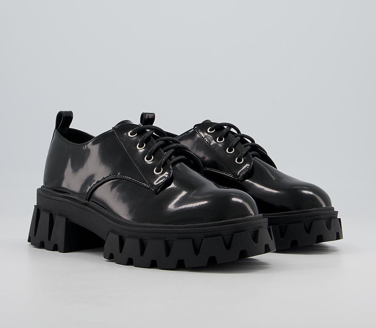 Office Morena Chunky Lace Up Shoes Office Morena Chunky Lace Up Shoes Black