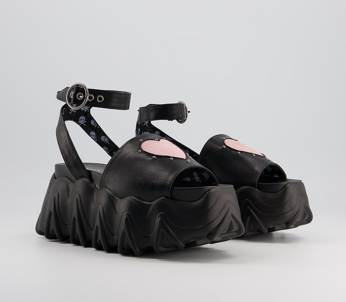 Lamoda All Of Me Hearts Sandals Lamoda All Of Me Hearts Sandals Black Pink