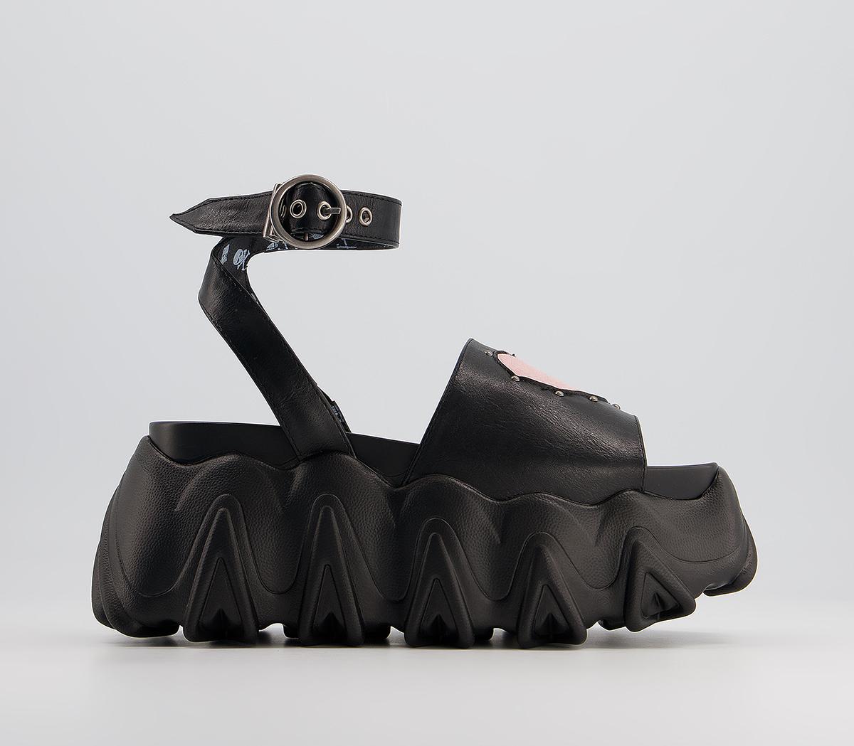 Lamoda All Of Me Hearts Sandals Lamoda All Of Me Hearts Sandals Black Pink