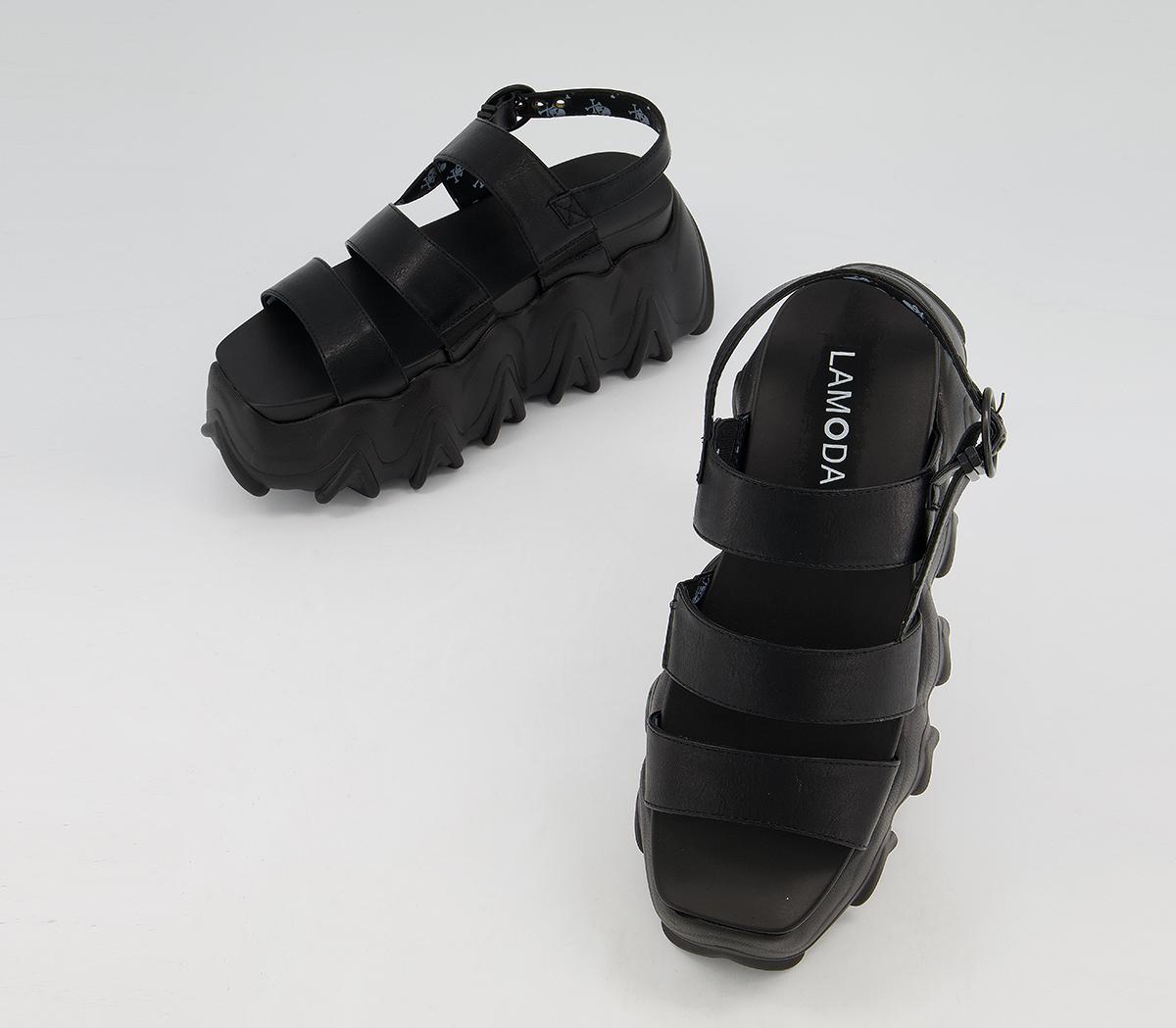 Lamoda Evolution Chunky Sandals Lamoda Evolution Chunky Sandals Black
