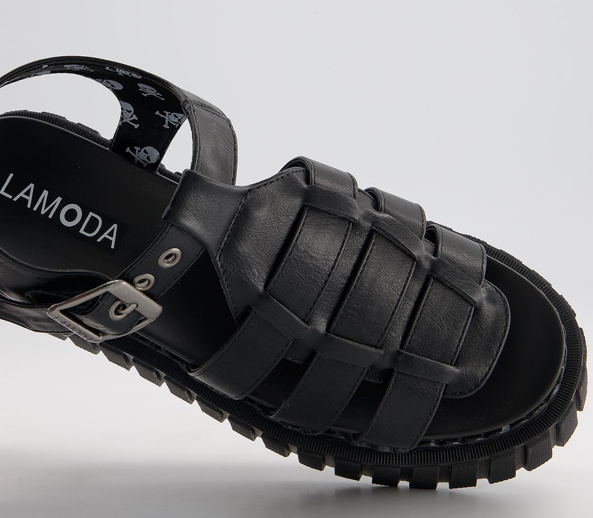 lamoda chunky sandals