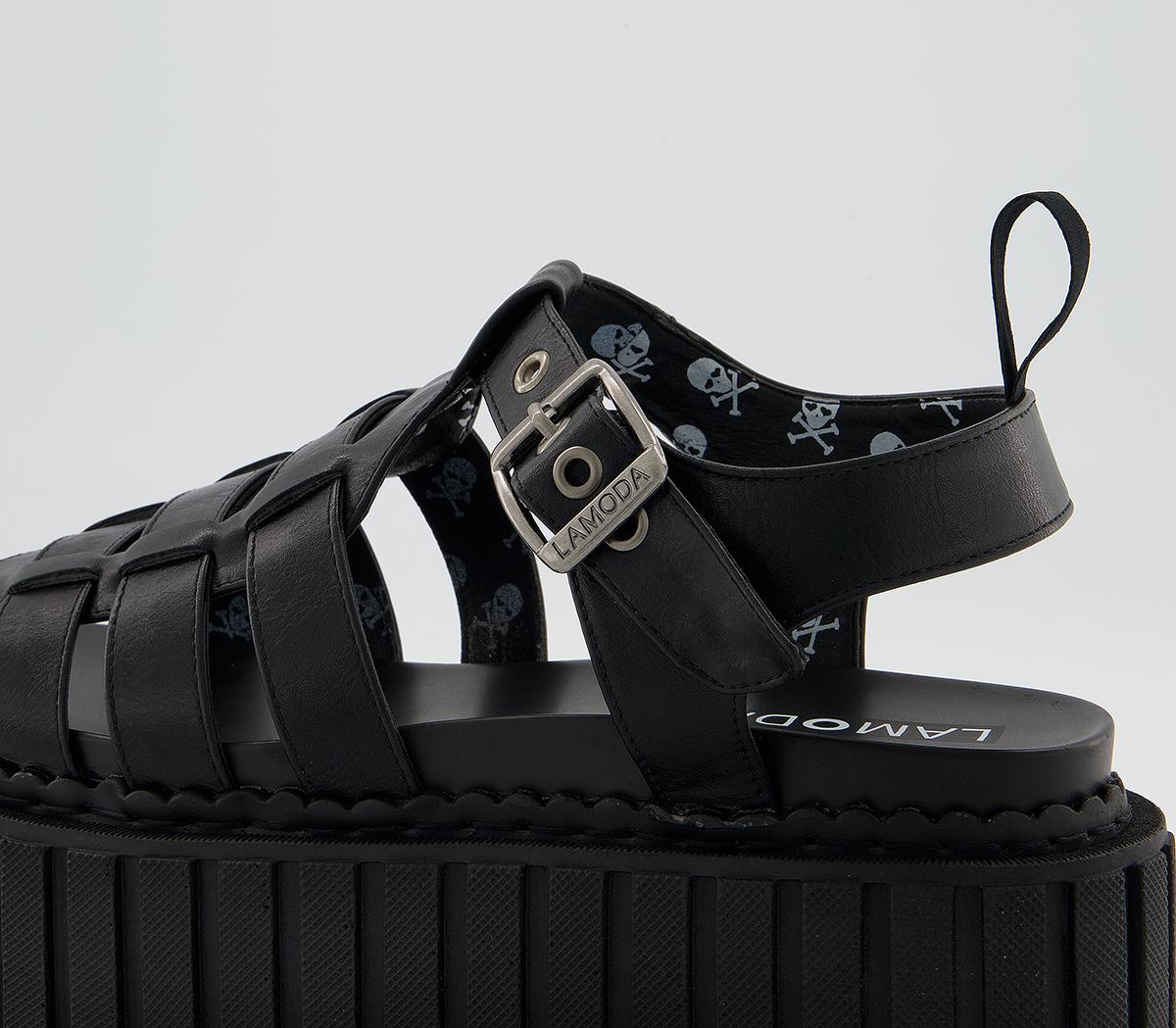 lamoda chunky sandals