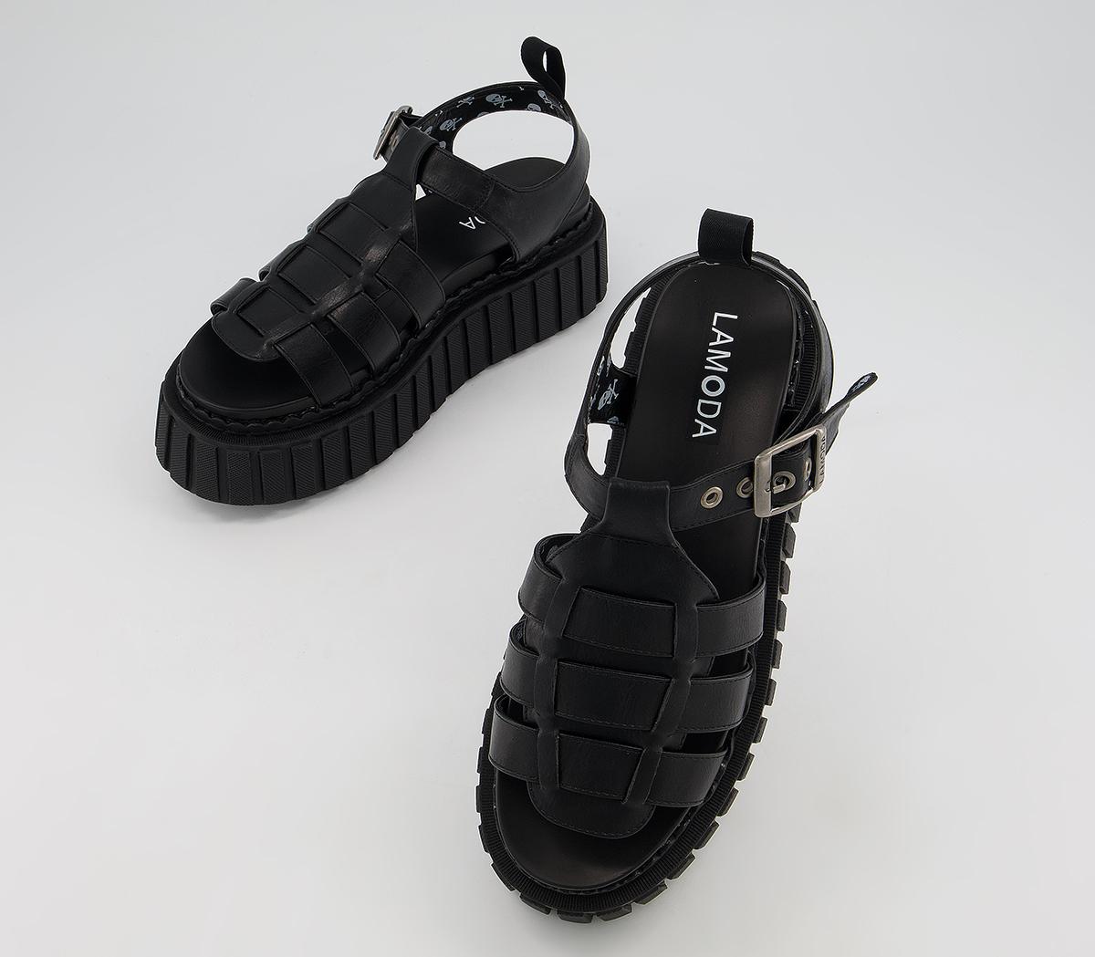 lamoda chunky sandals