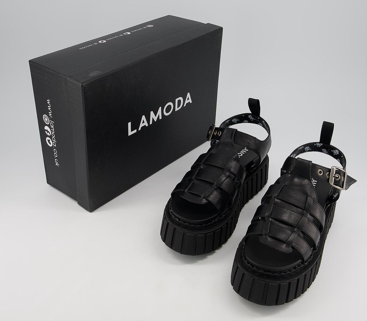 lamoda chunky sandals