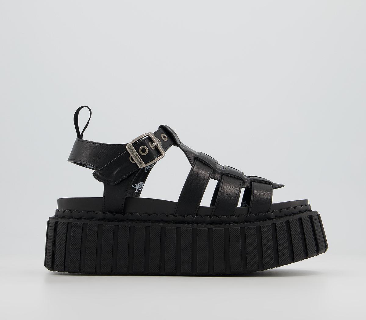 lamoda chunky sandals