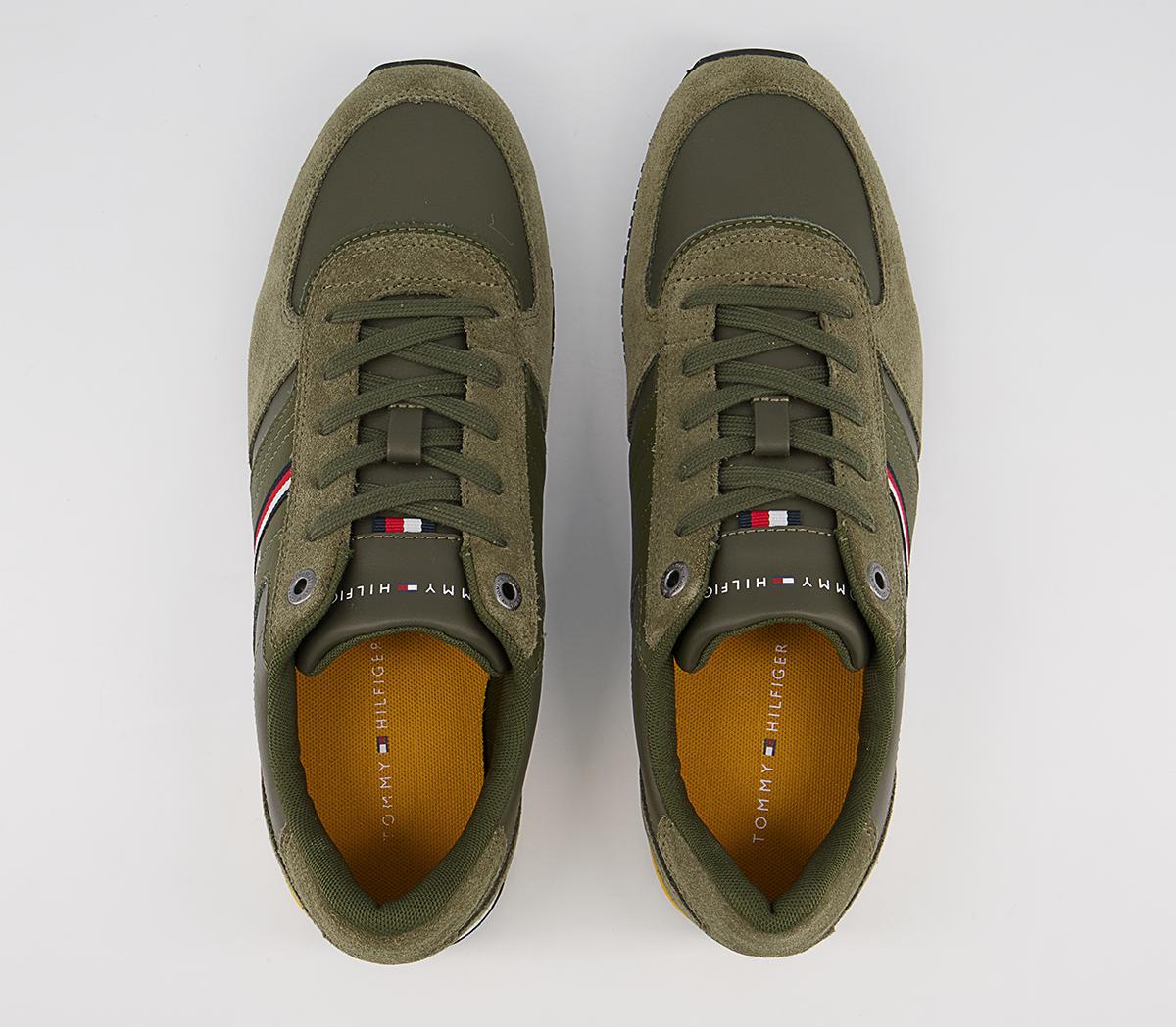 Tommy Hilfiger Iconic Runners Tommy Hilfiger Iconic Runners Army Green