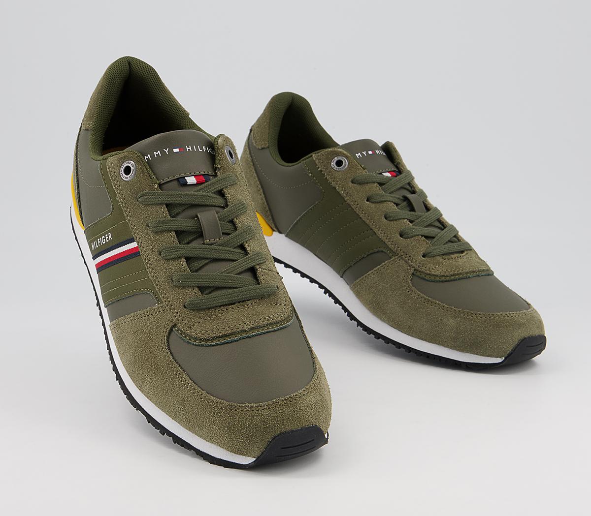 Tommy Hilfiger Iconic Runners Tommy Hilfiger Iconic Runners Army Green
