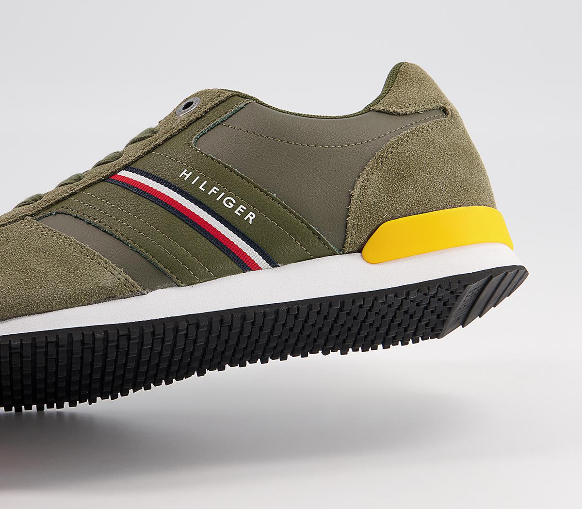 Tommy Hilfiger Iconic Runners Tommy Hilfiger Iconic Runners Army Green