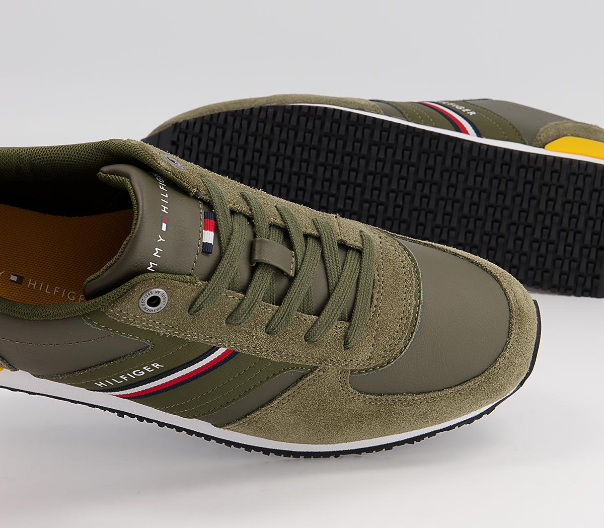 Tommy Hilfiger Iconic Runners Tommy Hilfiger Iconic Runners Army Green
