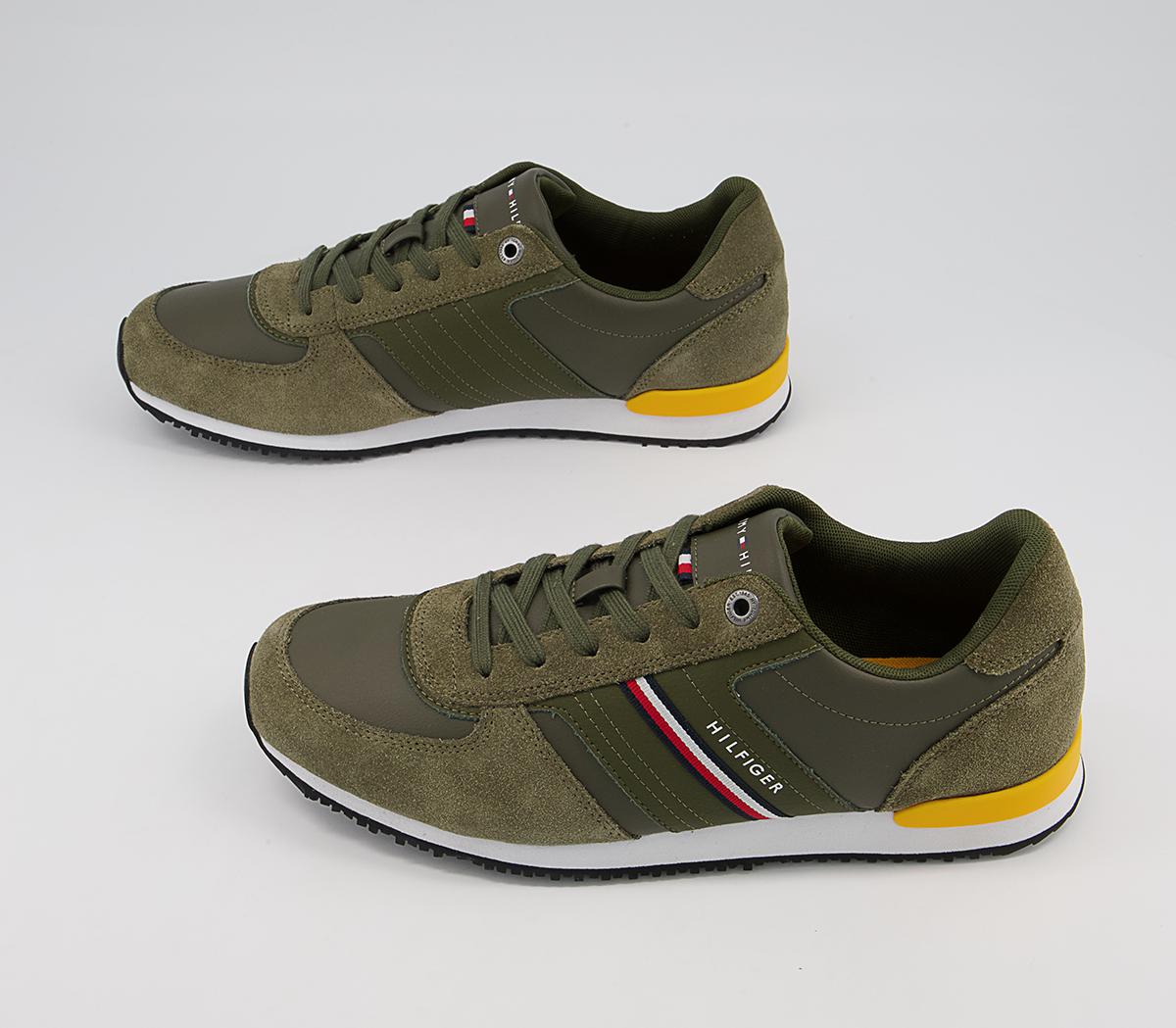 Tommy Hilfiger Iconic Runners Tommy Hilfiger Iconic Runners Army Green
