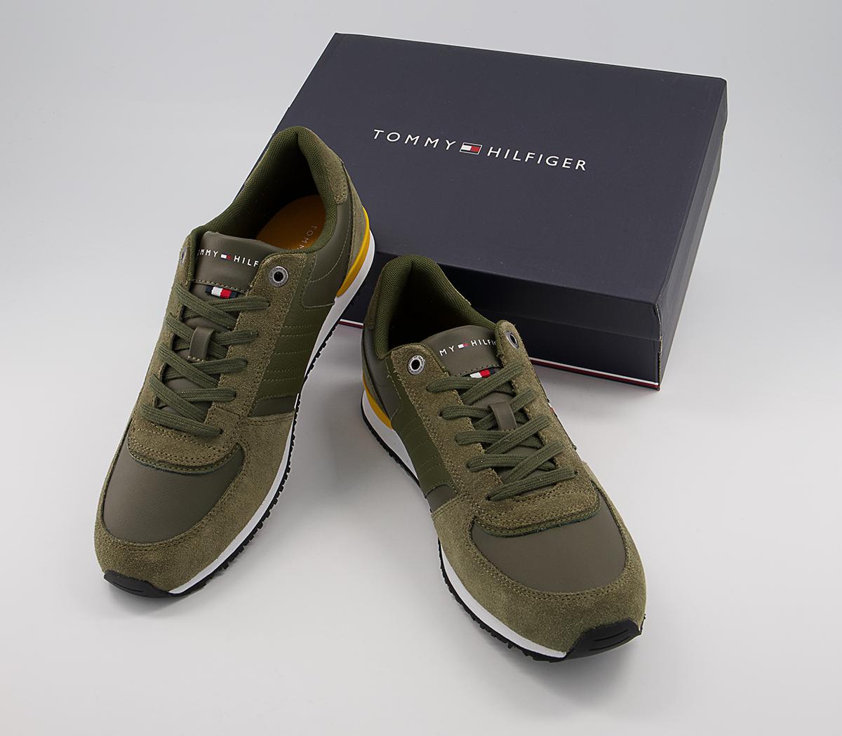 Tommy Hilfiger Iconic Runners Tommy Hilfiger Iconic Runners Army Green