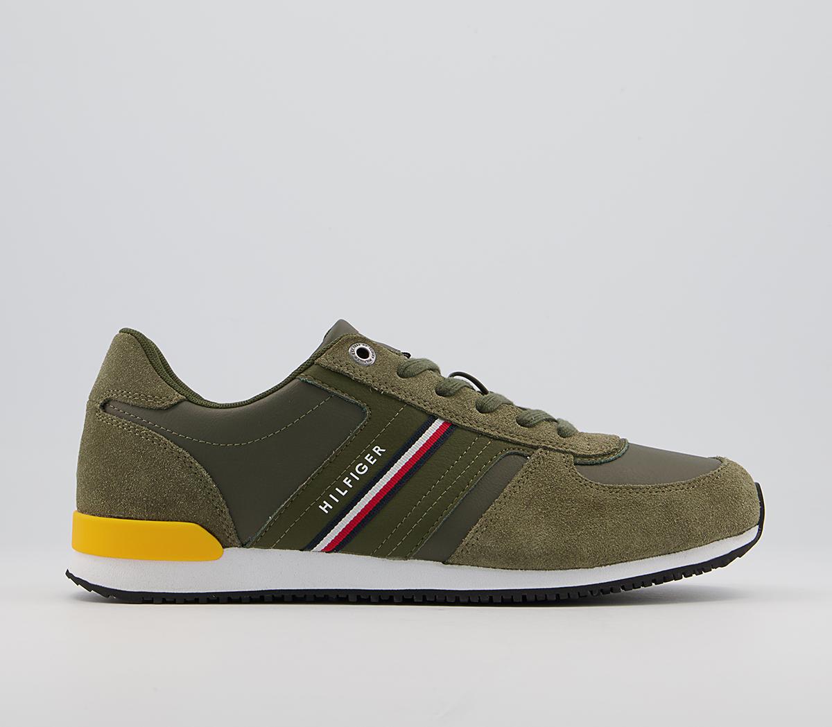 Tommy Hilfiger Iconic Runners Army Green - Unisex Sports