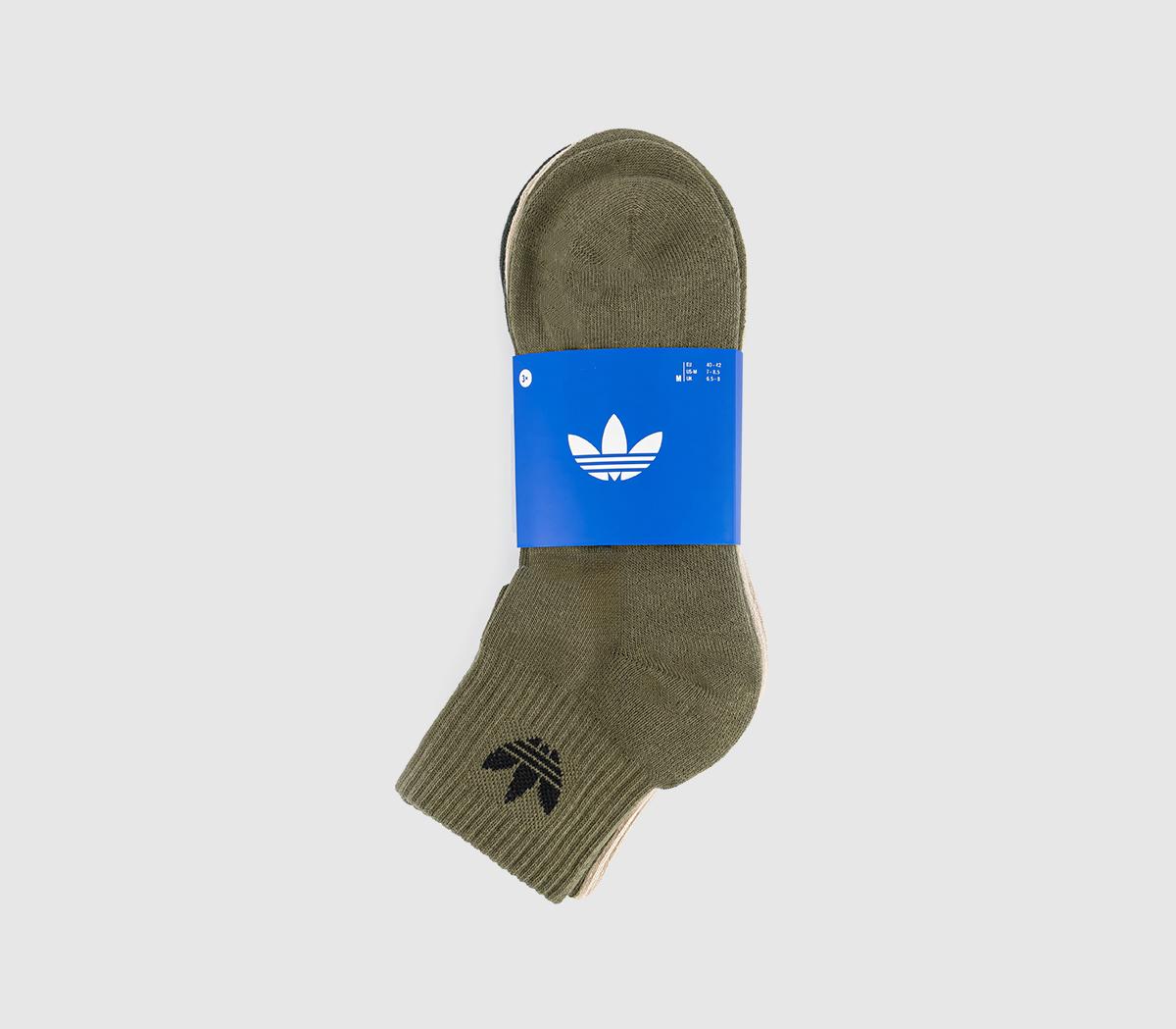 adidasMid Ankle Socks adidasMid Ankle SocksMedium Dark Khaki Wonder Beige Legend Earth