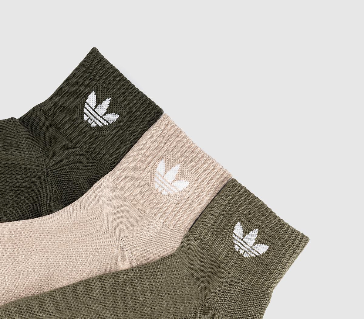 adidasMid Ankle SocksKhaki Cargo Olive Strata