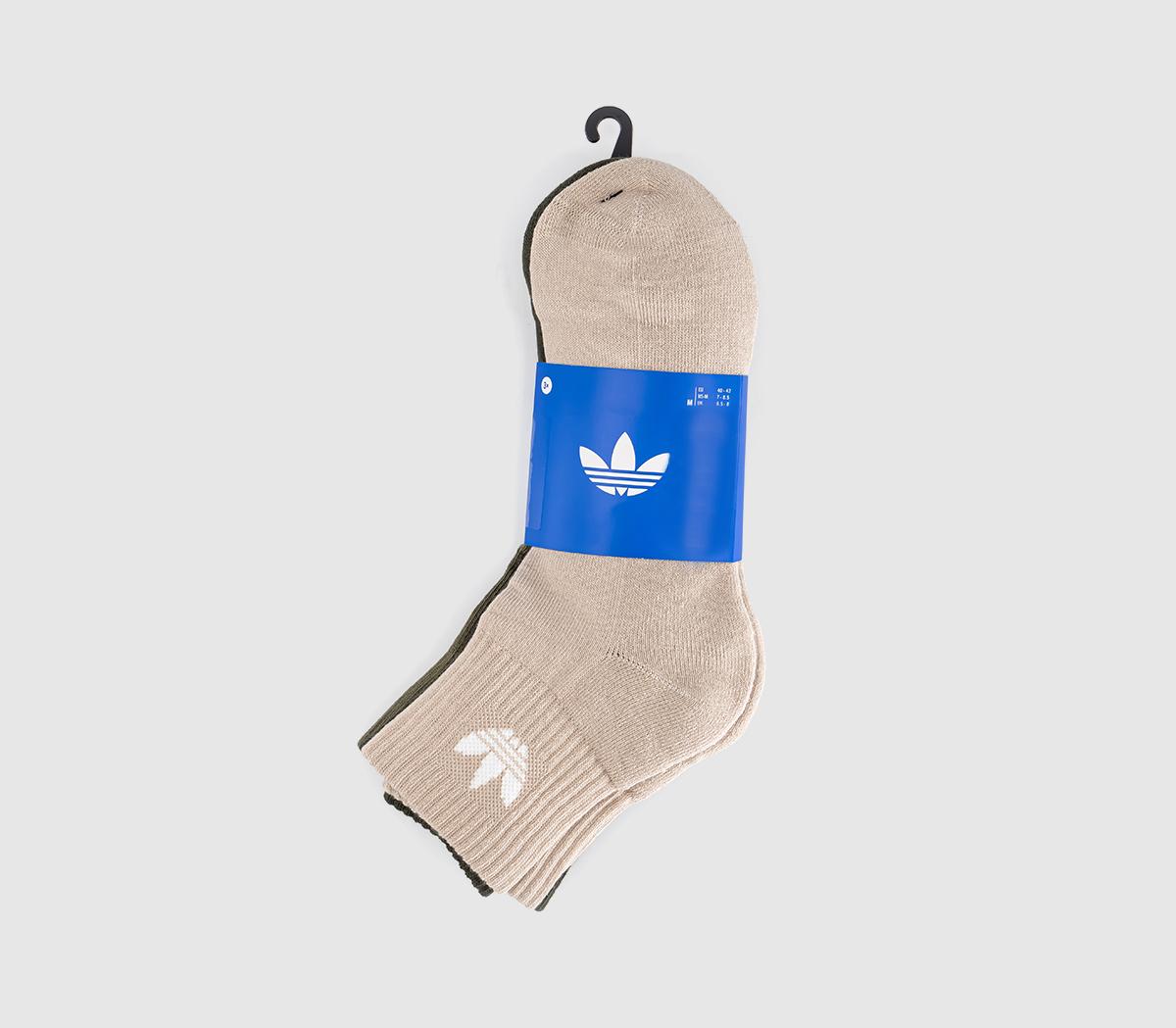 adidasMid Ankle SocksKhaki Cargo Olive Strata