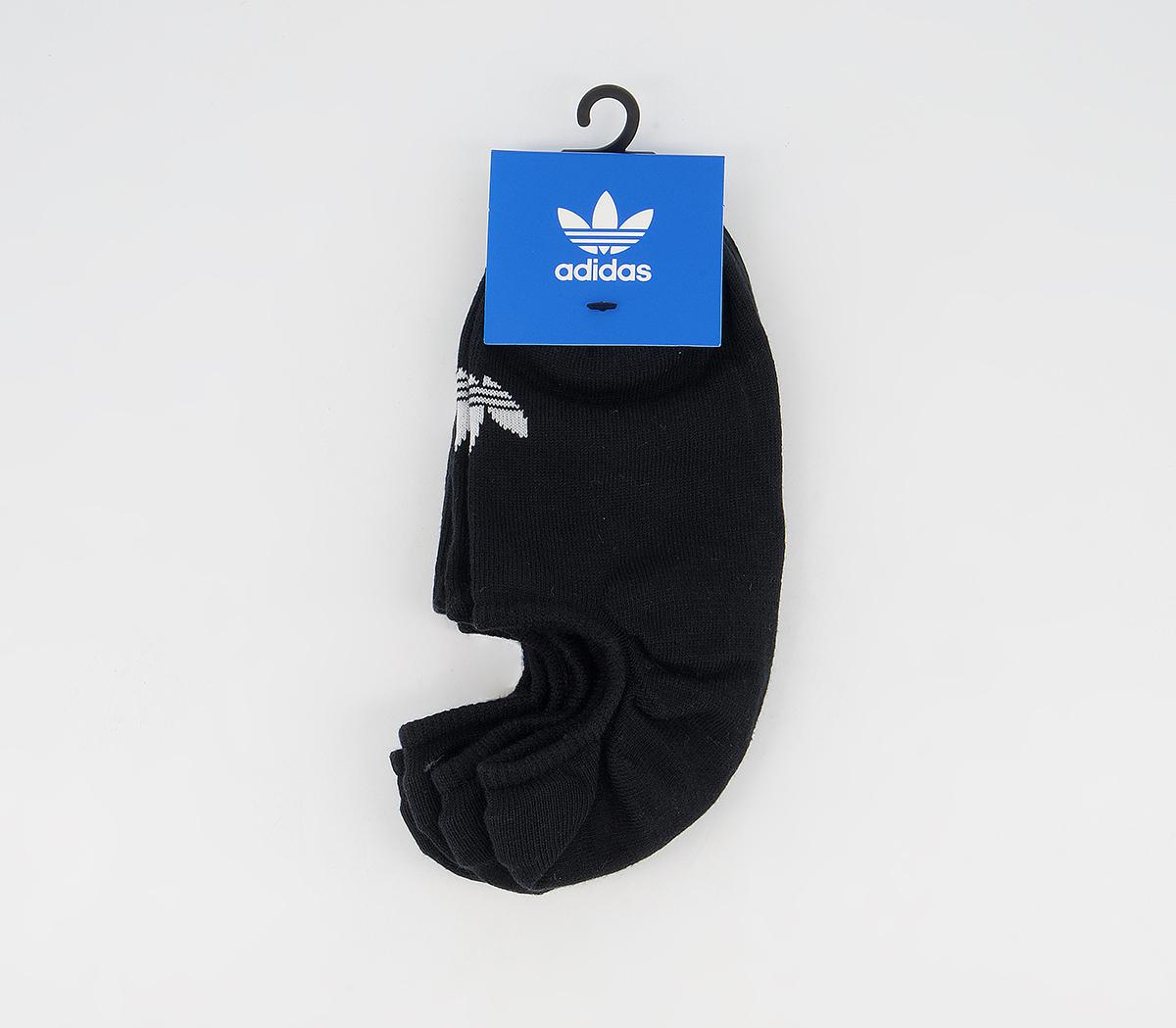 Adidas Kids Low Cut Socks 3 Pack Black, M