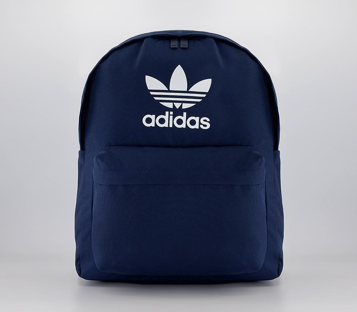 adidas Adicolor Backpack Navy White Backpacks