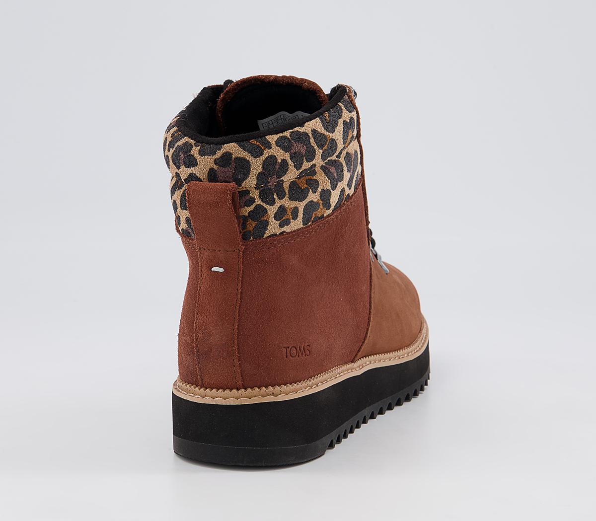 TOMS Mojave Hiker Boots TOMS Mojave Hiker Boots Tan Leopard