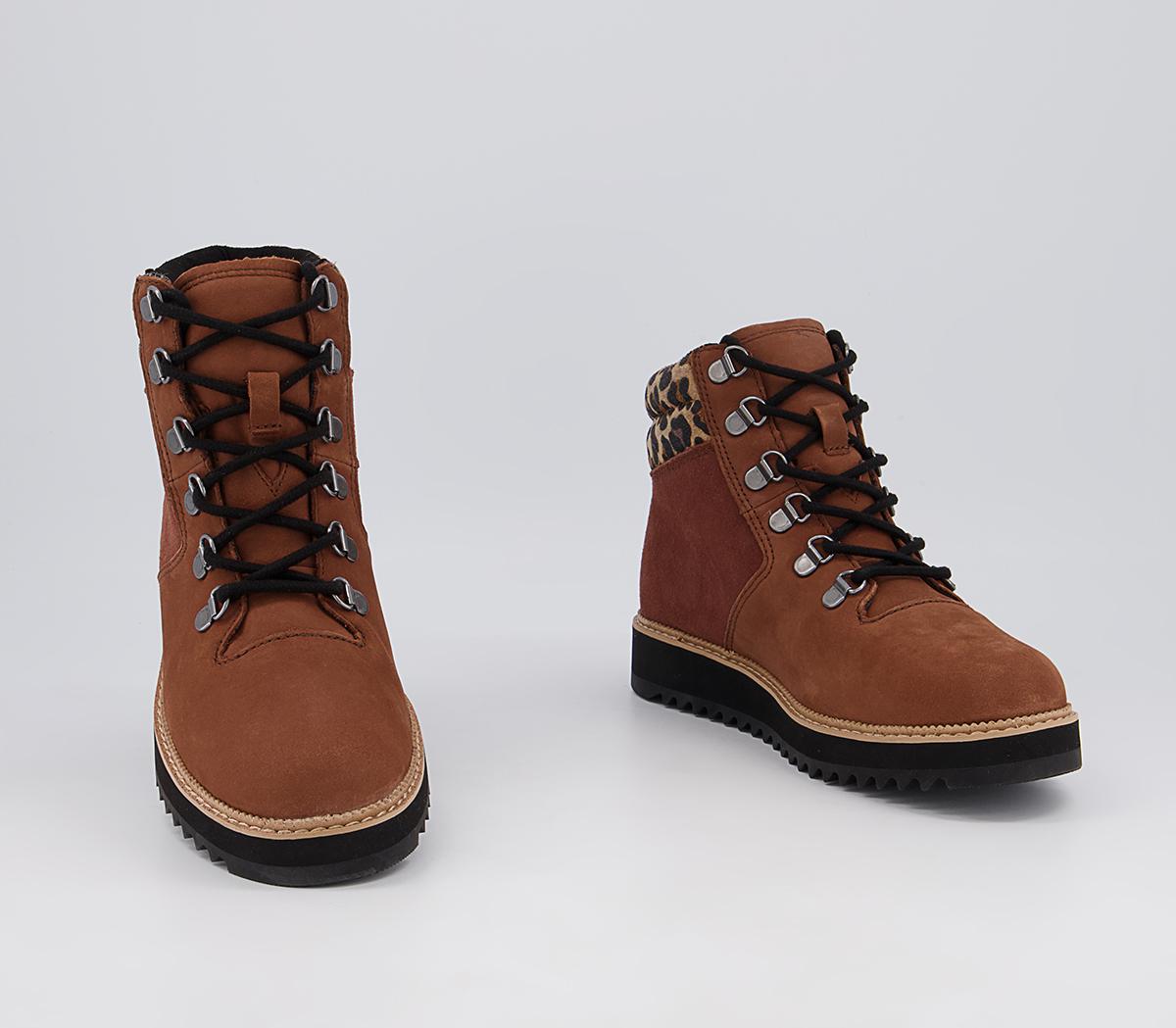 TOMS Mojave Hiker Boots TOMS Mojave Hiker Boots Tan Leopard