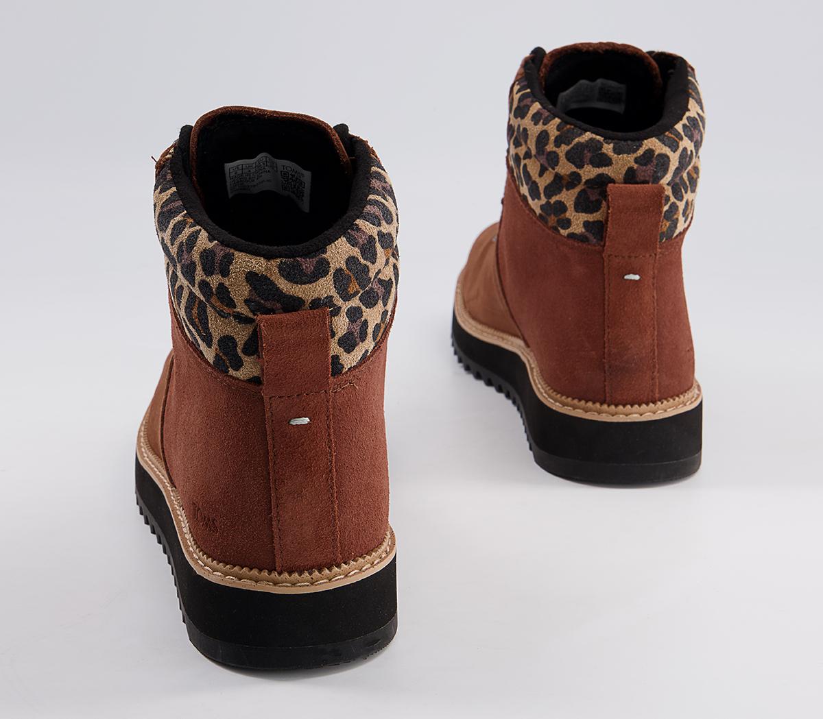 TOMS Mojave Hiker Boots TOMS Mojave Hiker Boots Tan Leopard