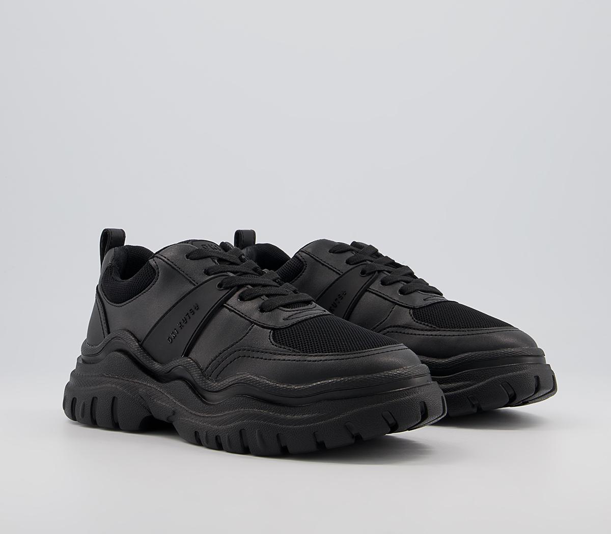 Oki Kutsu O511 Lace Up Trainers Oki Kutsu O511 Lace Up Trainers Black Drench