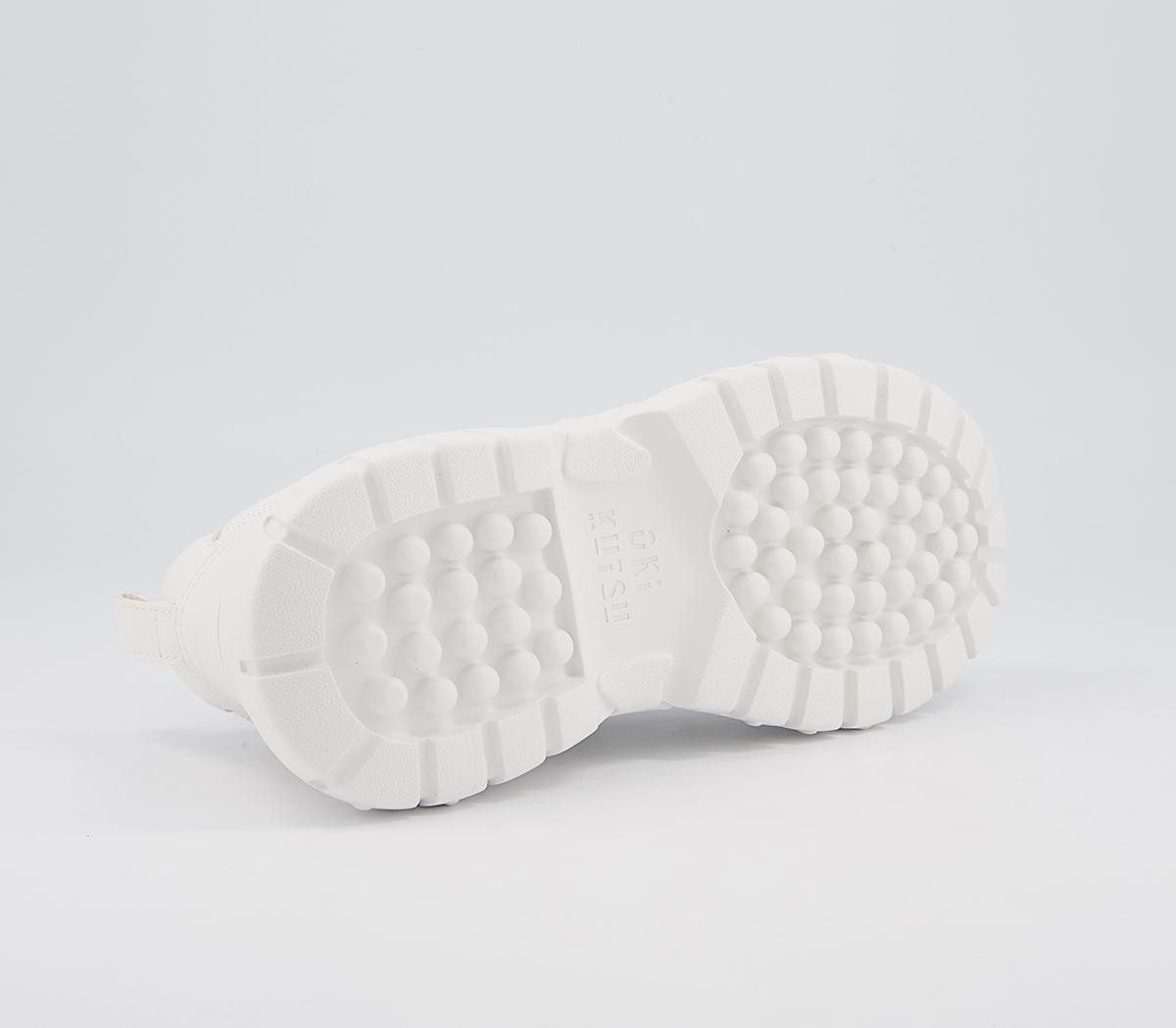 Oki Kutsu O511 Lace Up Trainers Oki Kutsu O511 Lace Up Trainers White Drench