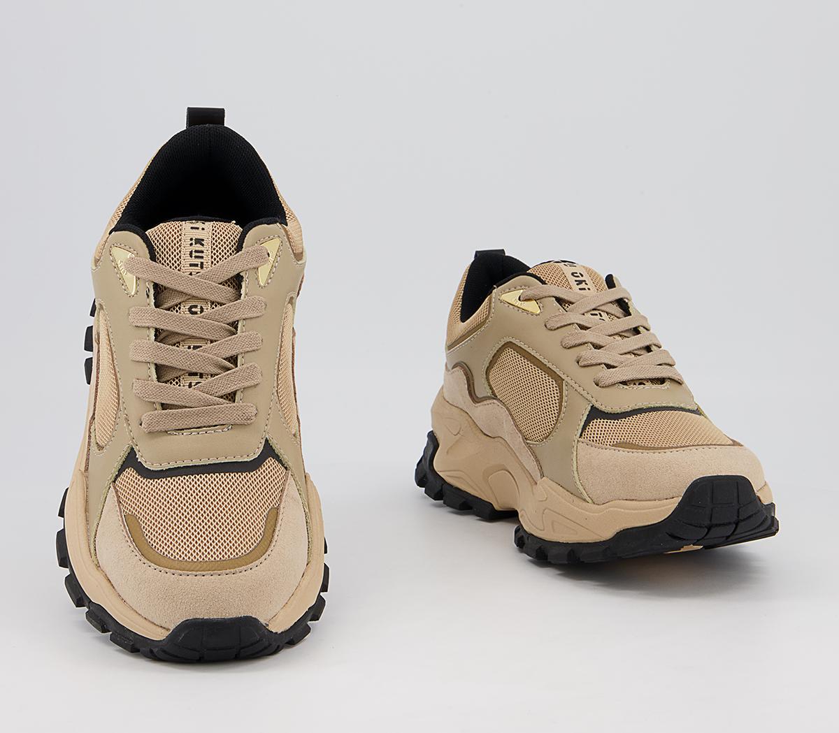 Oki Kutsu O506 Lace Up Trainers Oki Kutsu O506 Lace Up Trainers Camel Drench With Black