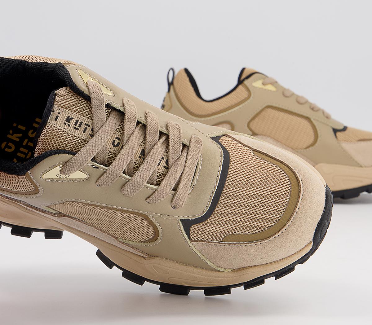 Oki Kutsu O506 Lace Up Trainers Oki Kutsu O506 Lace Up Trainers Camel Drench With Black