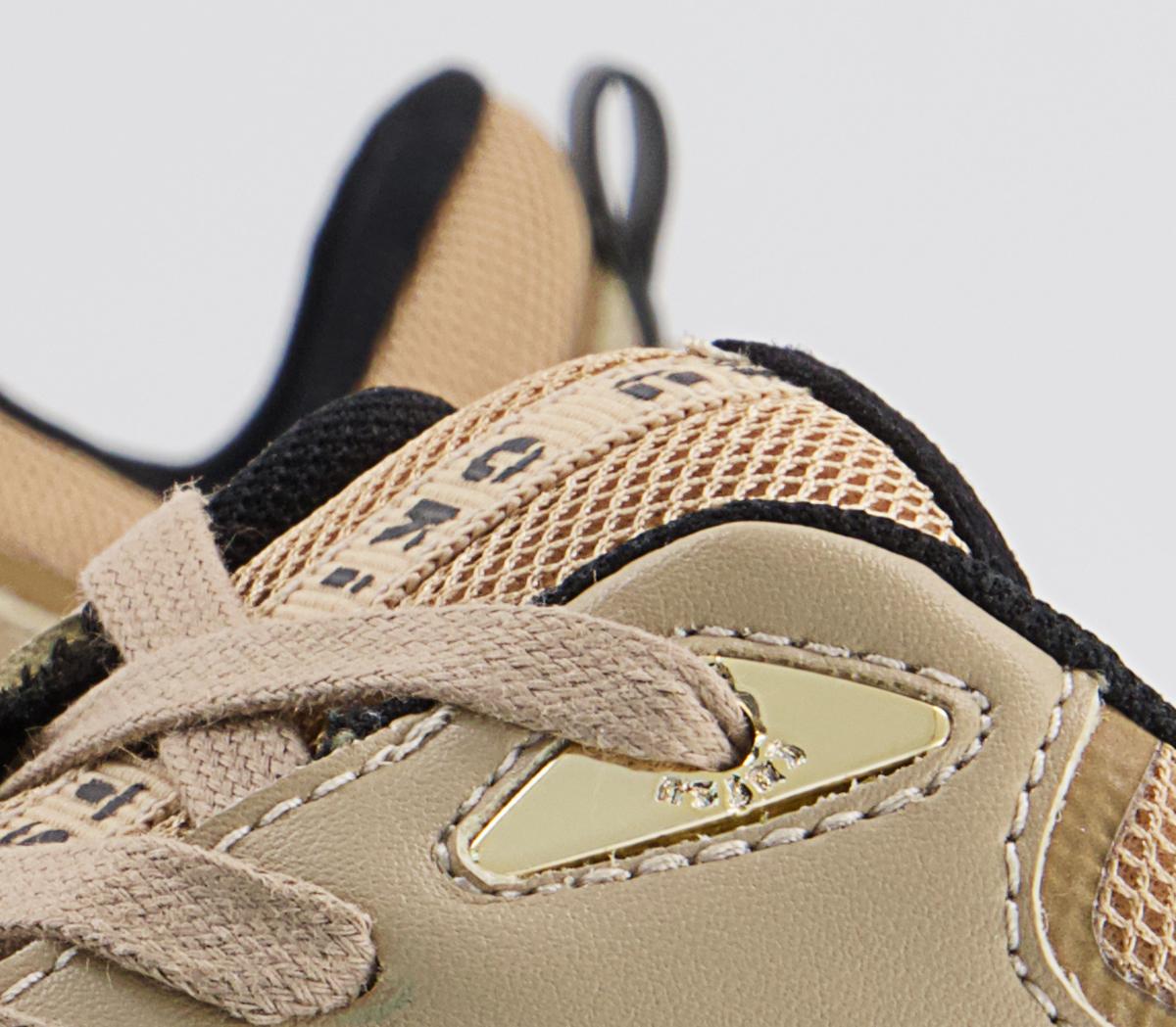 Oki Kutsu O506 Lace Up Trainers Oki Kutsu O506 Lace Up Trainers Camel Drench With Black
