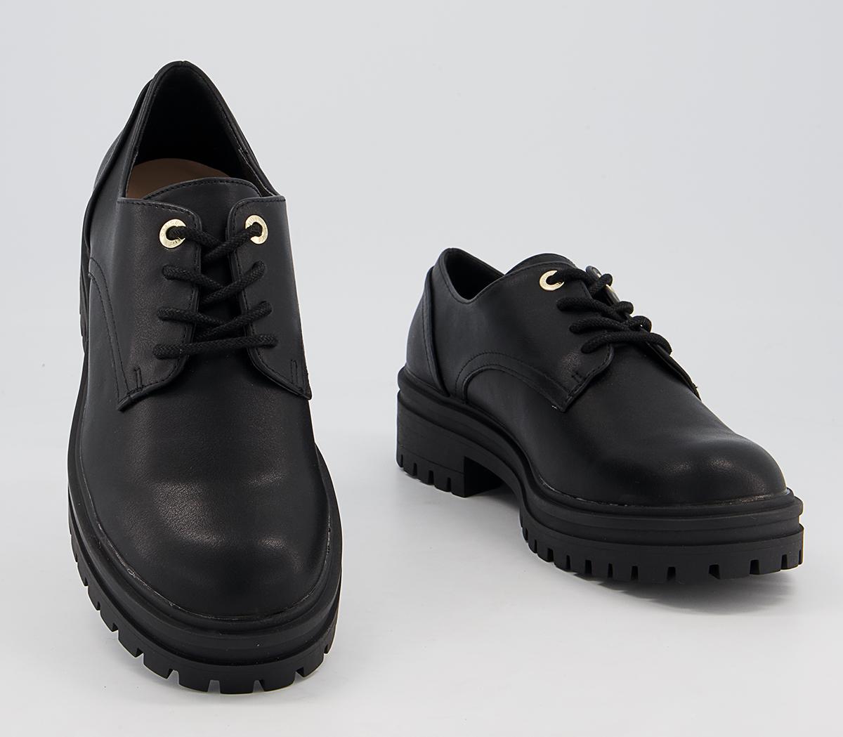 Office Falcon Chunky Lace Up Shoes Office Falcon Chunky Lace Up Shoes Black