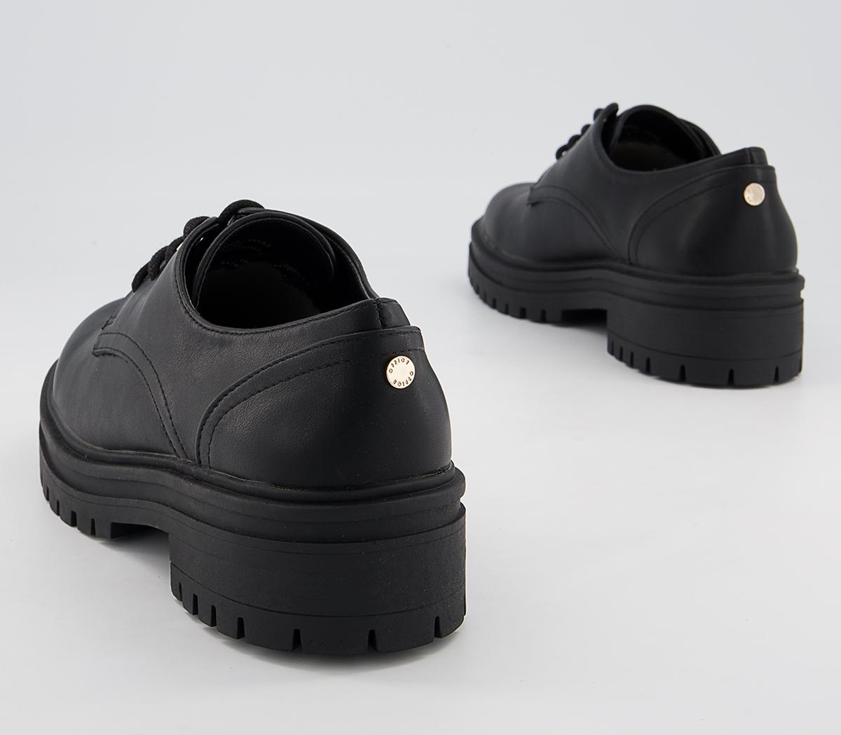Office Falcon Chunky Lace Up Shoes Office Falcon Chunky Lace Up Shoes Black