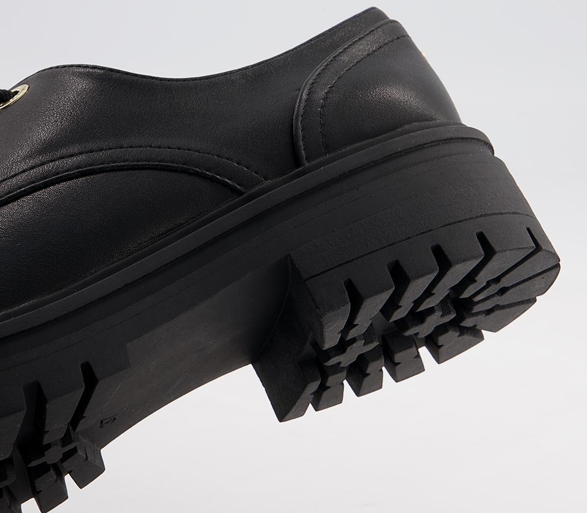 Office Falcon Chunky Lace Up Shoes Office Falcon Chunky Lace Up Shoes Black