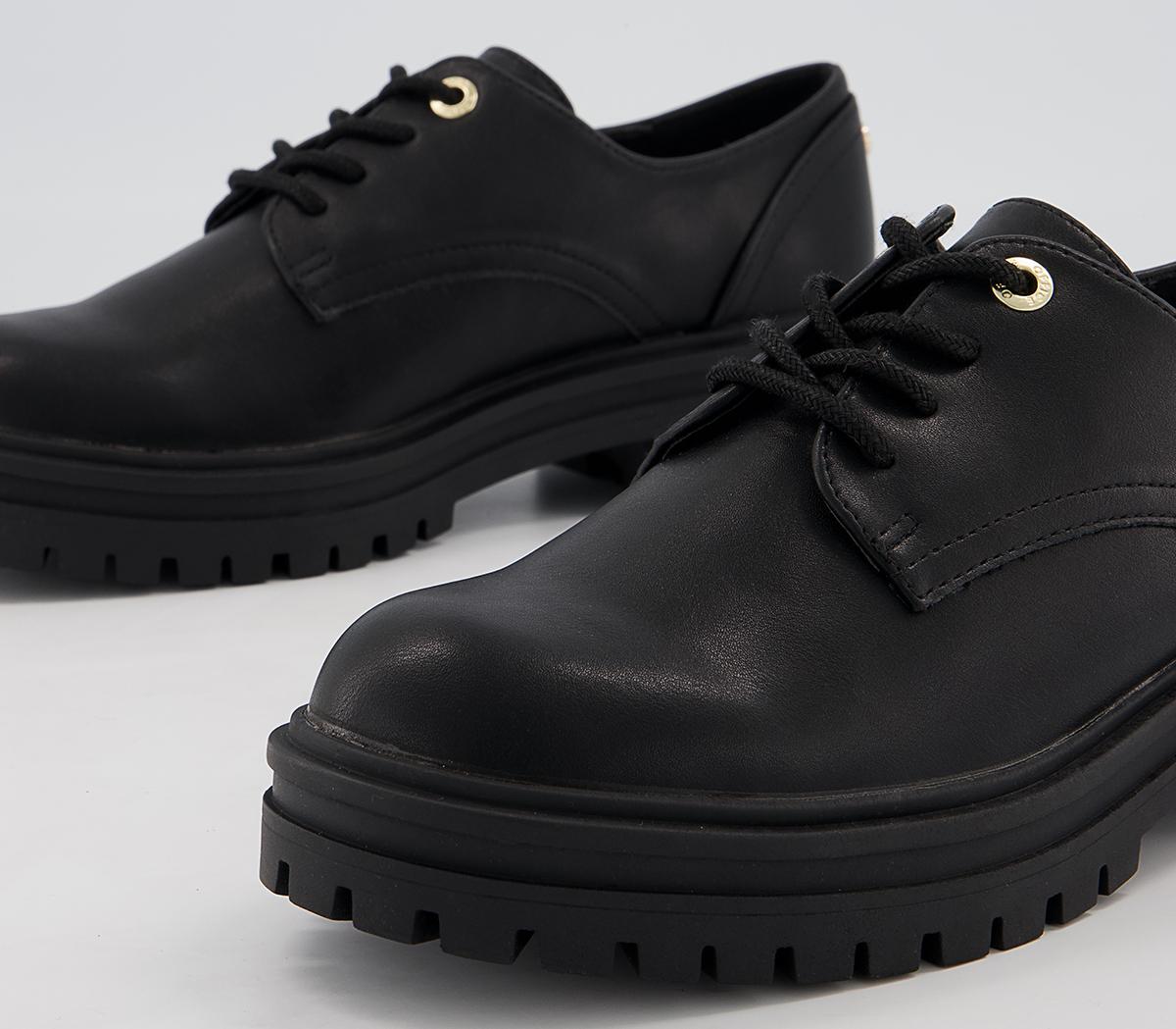 Office Falcon Chunky Lace Up Shoes Office Falcon Chunky Lace Up Shoes Black