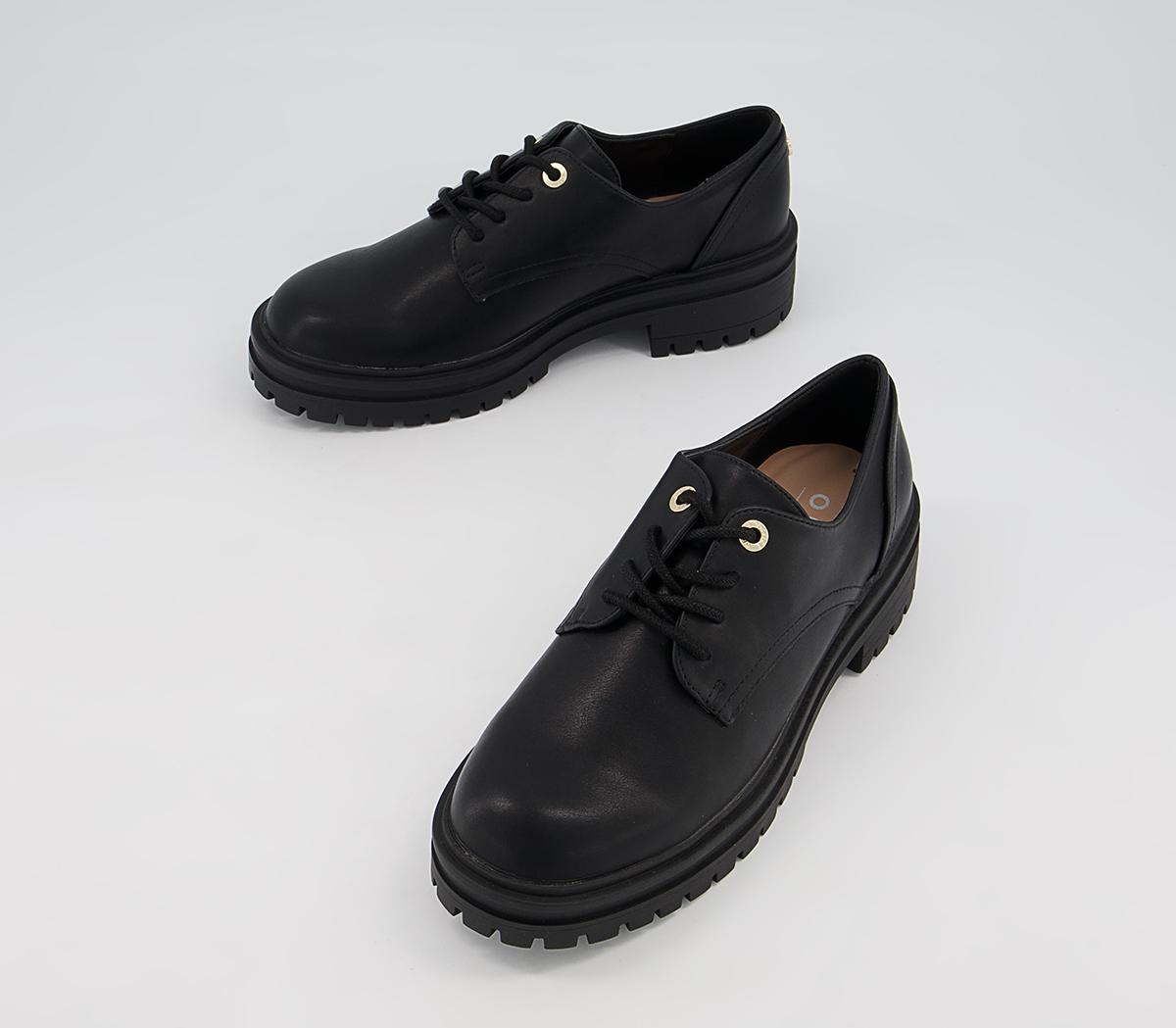 Office Falcon Chunky Lace Up Shoes Office Falcon Chunky Lace Up Shoes Black