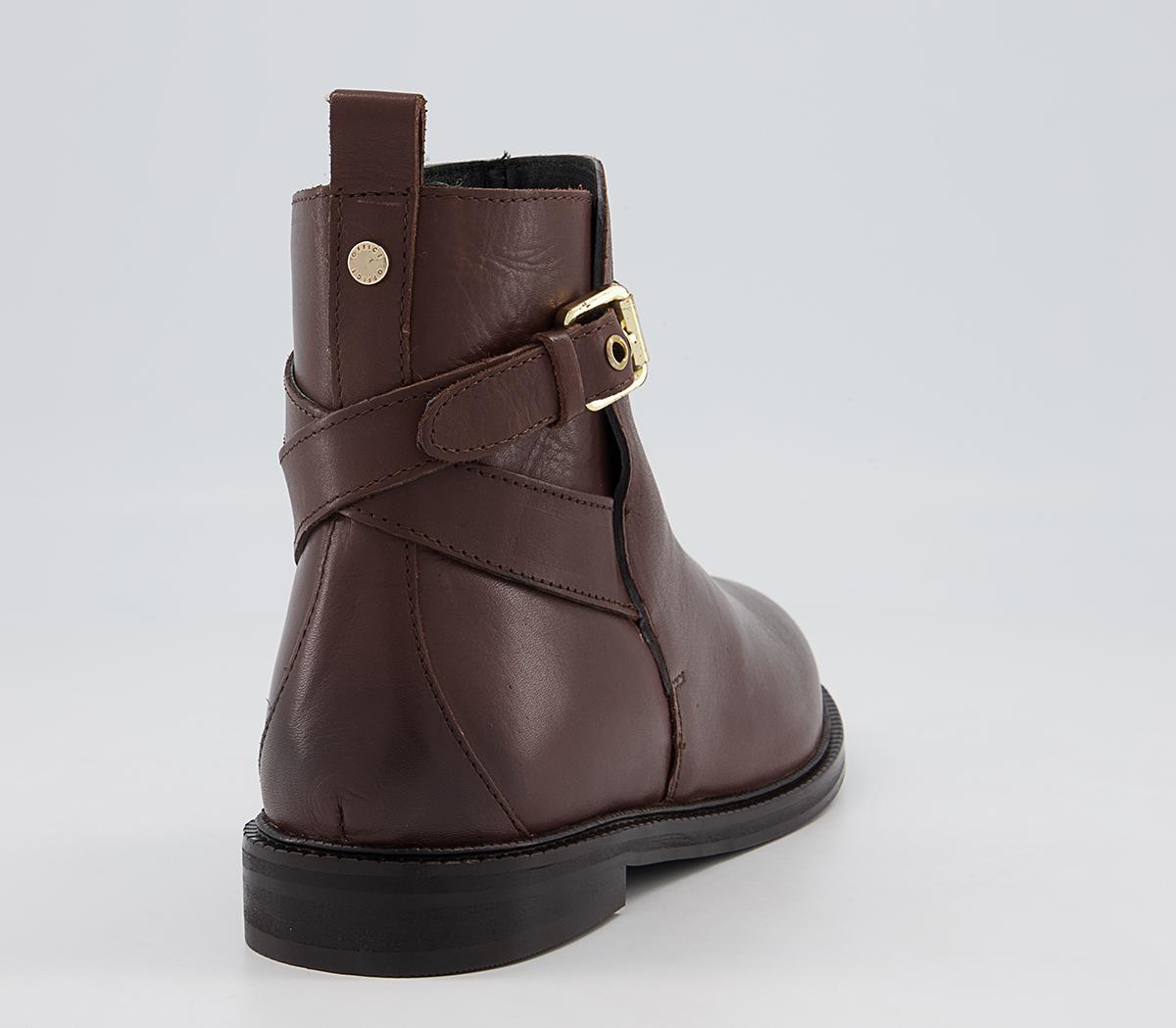 Office Ashford Clean Jodphur Boots Office Ashford Clean Jodphur Boots Brown Leather