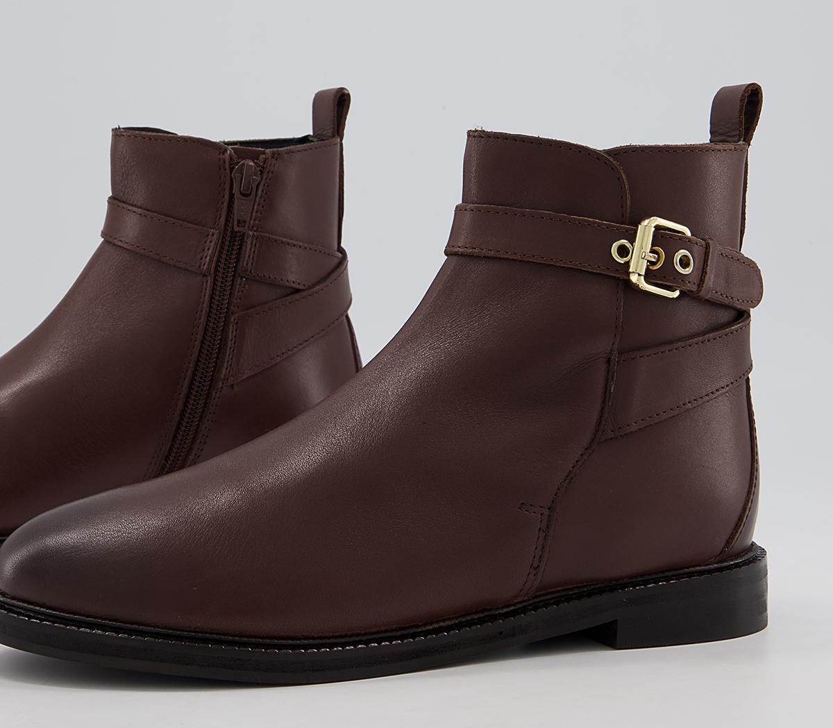 Office Ashford Clean Jodphur Boots Office Ashford Clean Jodphur Boots Brown Leather