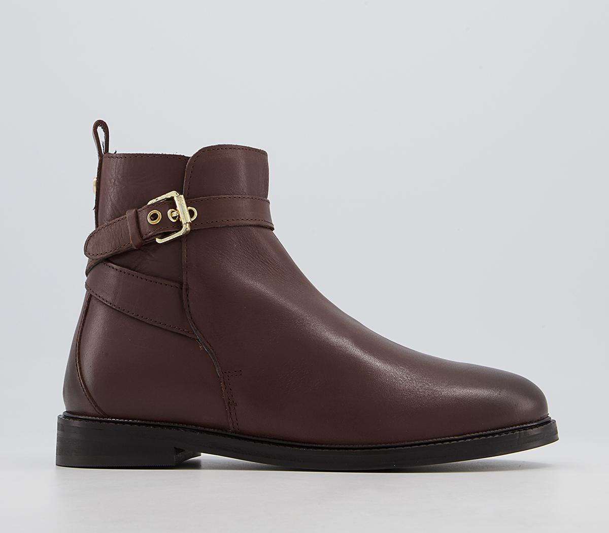 Office Ashford Clean Jodphur Boots Office Ashford Clean Jodphur Boots Brown Leather