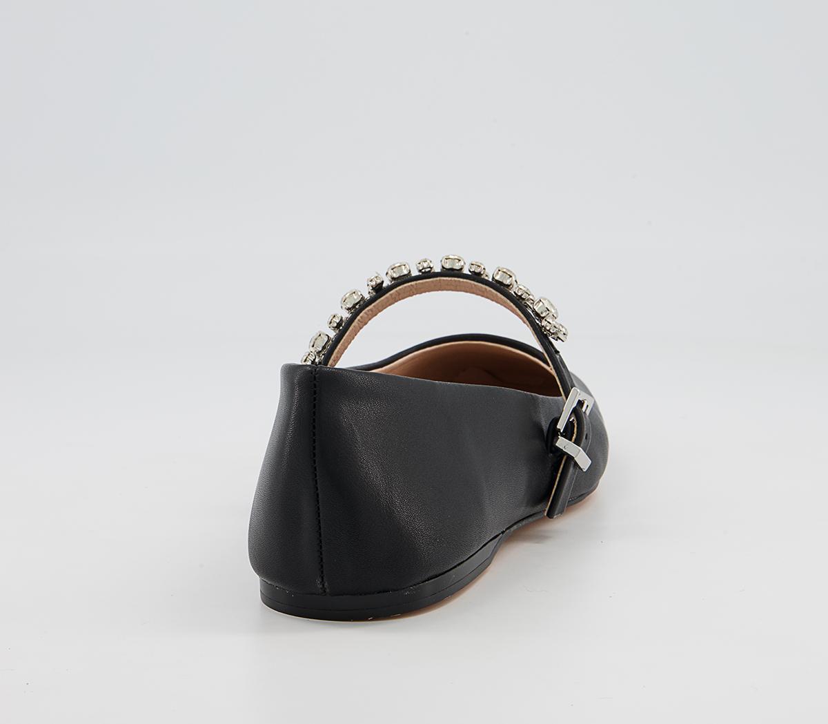 Office Formerly Soft Square Mary Jane Flats Office Formerly Soft Square Mary Jane Flats Black With Embellishment